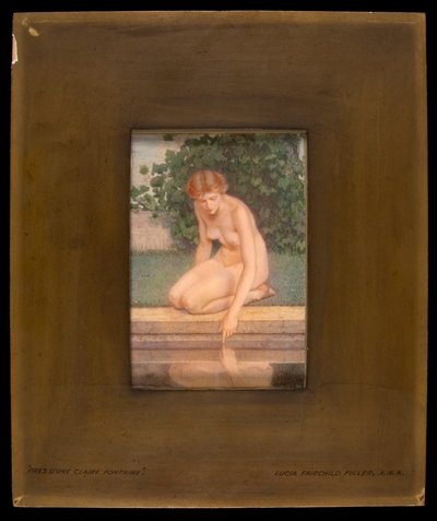 Vid en klar fontän, 1907. av Lucia Fairchild Fuller