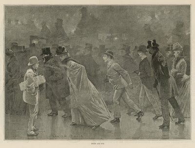 Frost och dimma (litho) av Lucien Davis