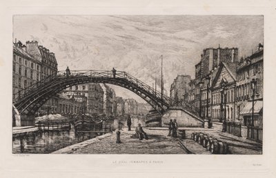 Quai Jemmapes i Paris av Lucien Gautier