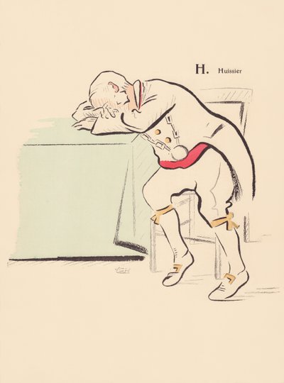 H. Kronofogde av Lucien L. (active 1904) Henreaux