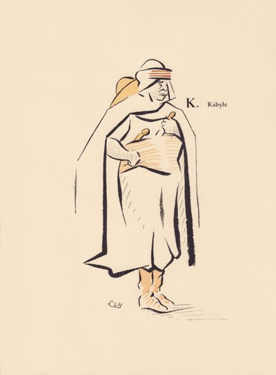 K. Kabyle av Lucien L. (active 1904) Henreaux