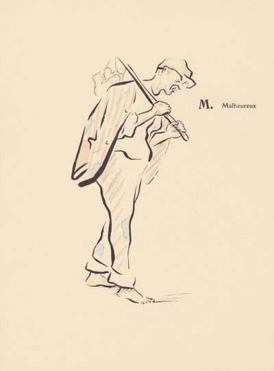 Herr Olycklig av Lucien L. (active 1904) Henreaux
