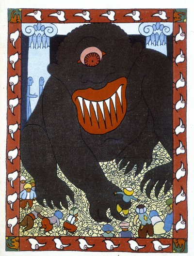 En kyklop - i "Arabian Nights" av Lucien Laforge