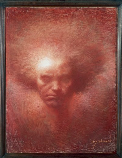 Porträt des deutschen Komponisten Ludwig van Beethoven von Lucien Levy-Dhurmer