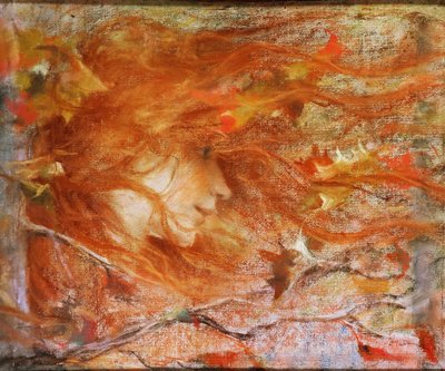 Der Windstoß von Lucien Levy-Dhurmer