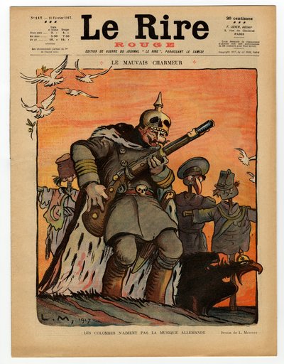 Omslag till "Le Rire rouge", Satirical in Colors av Lucien Metivet