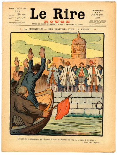 Omslag till "Le Rire rouge", Satirical in Colors av Lucien Metivet