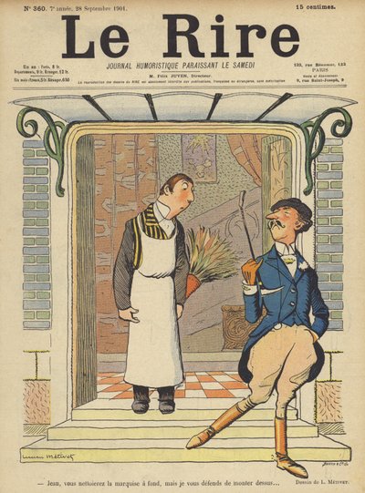 Illustration för Le Rire av Lucien Metivet