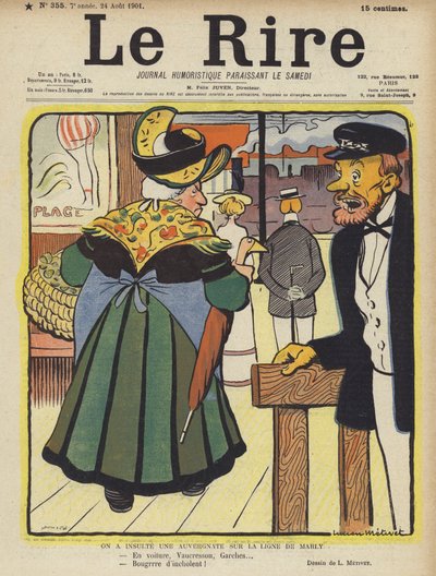 Illustration för Le Rire av Lucien Metivet
