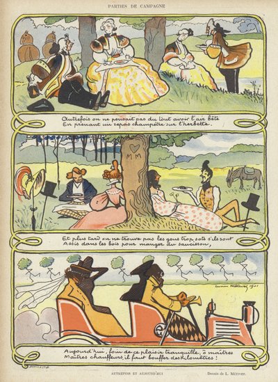 Illustration för Le Rire av Lucien Metivet