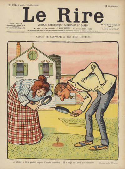 Illustration för Le Rire av Lucien Metivet