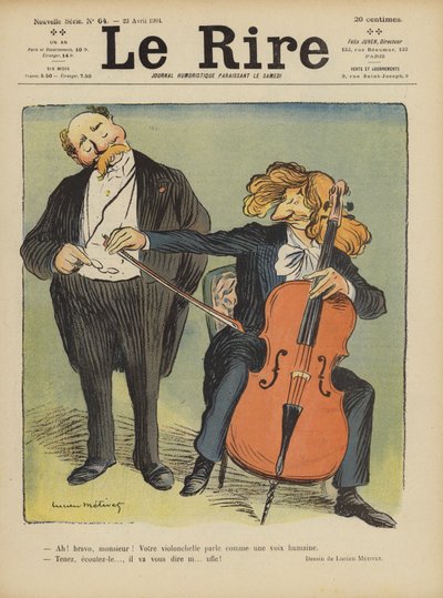 Illustration för Le Rire av Lucien Metivet