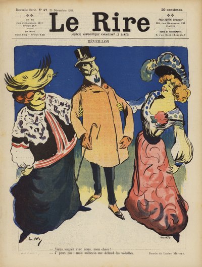 Illustration för Le Rire av Lucien Metivet