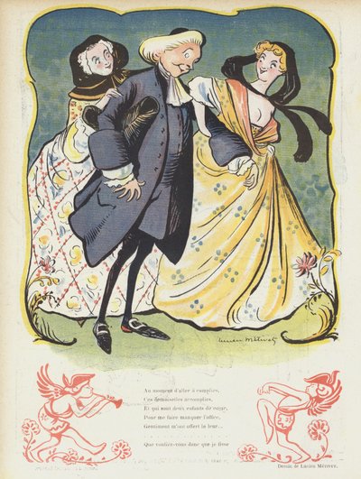 Illustration för Le Rire av Lucien Metivet