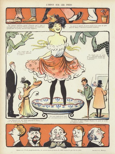 Illustration för Le Rire av Lucien Metivet