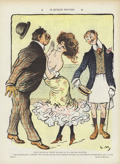 Illustration för Le Rire av Lucien Metivet