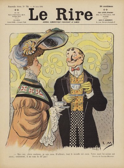 Illustration för Le Rire av Lucien Metivet