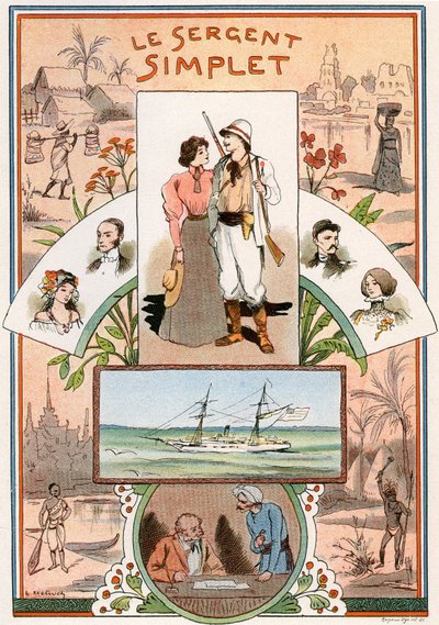 Illustration till boken av Paul d