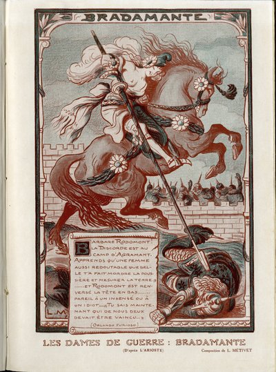 Illustration i "Fantasio" av Lucien Metivet