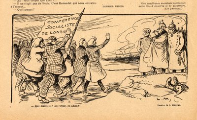 Le Rire rouge, satirisk i svartvitt av Lucien Metivet