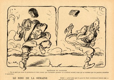 Le Rire rouge, satirisk i svartvitt av Lucien Metivet