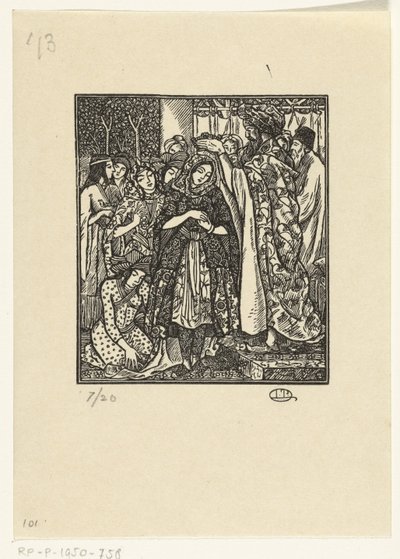 Esters kröning av Lucien Pissarro