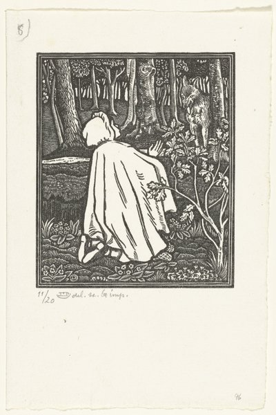 Roodkapje Lilla Rödluvan av Lucien Pissarro