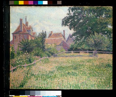 Den döva kvinnans hus, Eragny av Lucien Pissarro