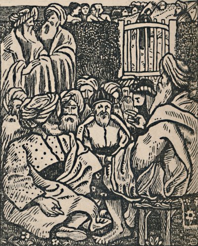 De äldres möte, 1919 av Lucien Pissarro