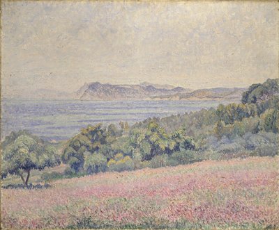 Thistles, Le Brusq, 1925 av Lucien Pissarro