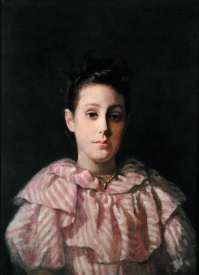Porträtt av en ung flicka av Lucius Wolcott Hitchcock