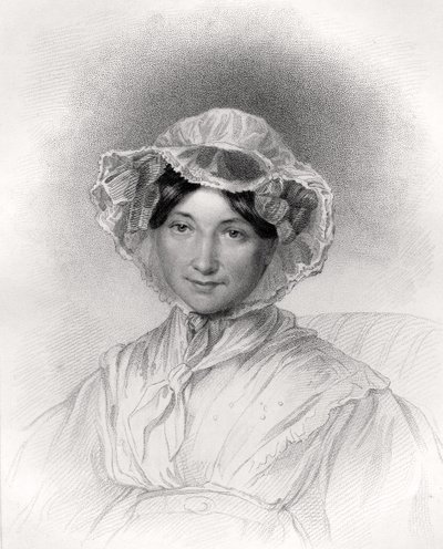 Frances Trollope, graverad av W. Holl, från 