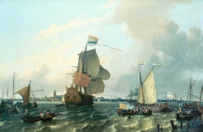 brielle av Ludolf Backhuysen