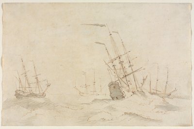 Fartyg av Ludolf Backhuysen