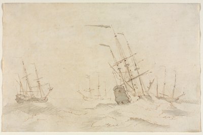 Skepp, andra halvan 1600-talet. av Ludolf Backhuysen