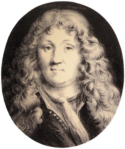 Självporträtt av Ludolf Bakhuizen av Ludolf Bakhuizen
