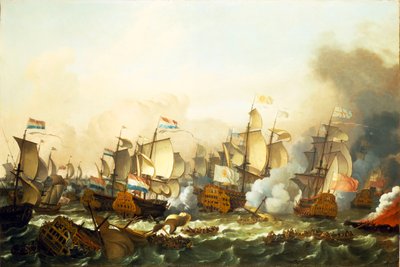 Slaget vid Barfleur av Ludolf Bakhuizen