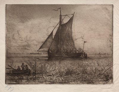 Holländska flodlandskap av Ludovic Napoléon, Vicomte Lepic