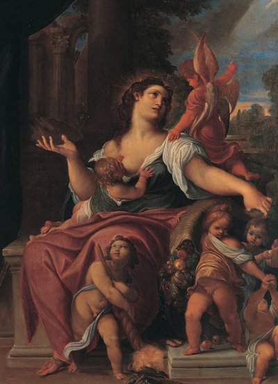 Allegori om försynen av Ludovico Carracci