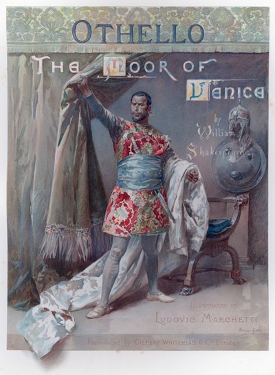 Illustration till Shakespeares Othello (kromolit) av Ludovico Marchetti
