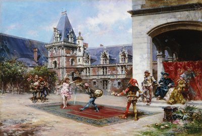 Den komiska duellen, 1885 av Ludovico Marchetti