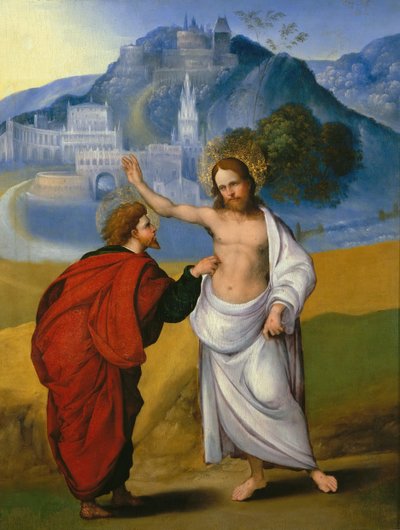 The Incredulity of Saint Thomas, ca 1521. av Ludovico Mazzolino