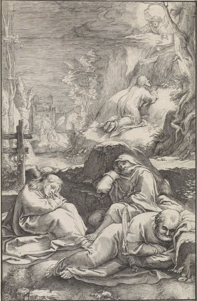 Kristus i Getsemane trädgård The Passion (serietitel) av Ludovicus Siceram