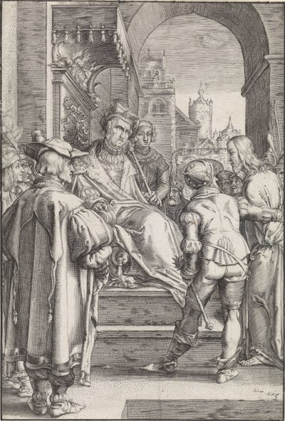 Kristus inför Pilatus The Passion (serietitel) av Ludovicus Siceram