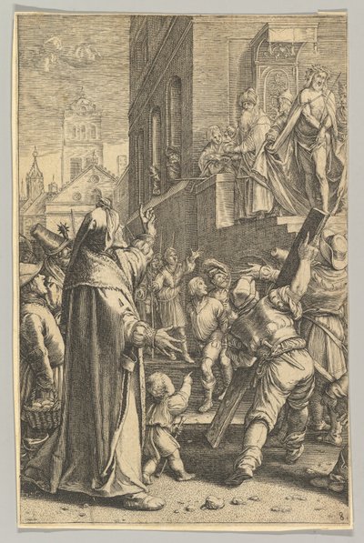 Ecce Homo, från The Passion of Christ, ca. 1623. av Ludovicus Siceram