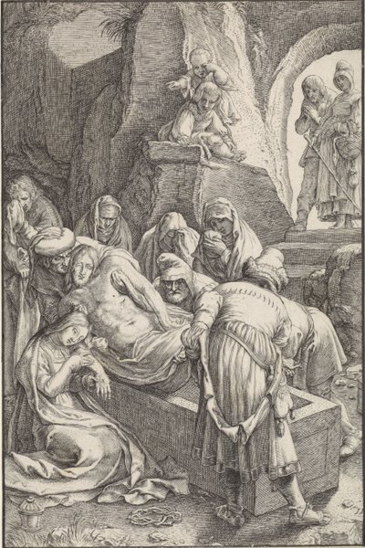 Kristi begravning The Passion (serietitel) av Ludovicus Siceram