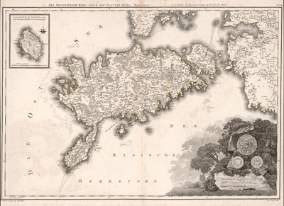 Arensbugsche サークルまたは州のスウェーデン語 av Ludvig August; Hartknoch Mellin