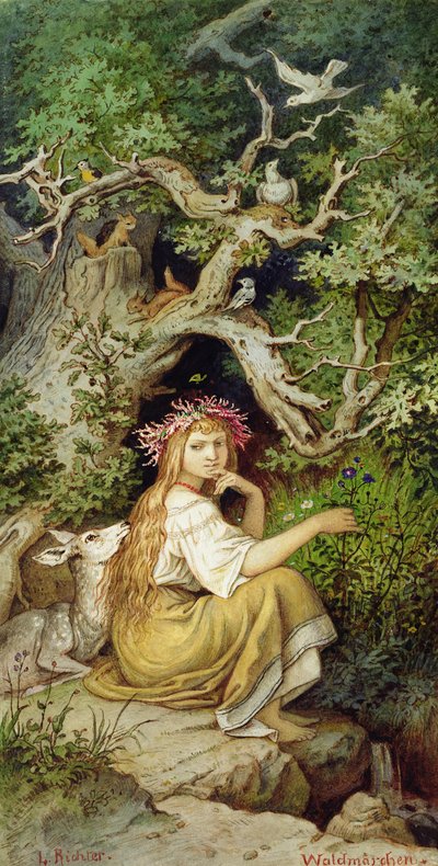 Tränymf 88: Waldmaerchen av Ludwig Adrian Richter