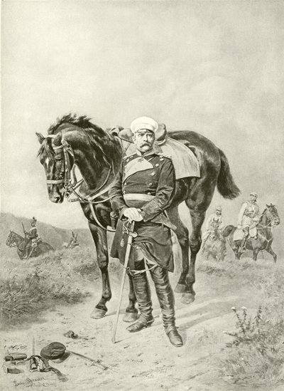 Bismarck inför Paris (gravyr) av Ludwig Braun