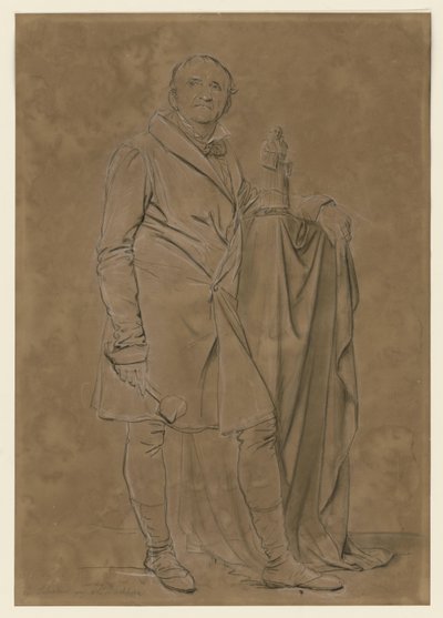Skulptören Gottfried Schadow av Ludwig Buchhorn